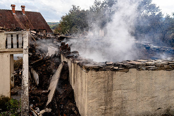 Professional Fire Damage Removal technician working in Lenni, PA